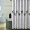GONOVE Duschvorhang für Badezimmer 180 x 200 cm Schimmelresistent Dicke Polyester Stoff Schmetterling Duschvorhang Liner Wasserdichter langer Badevorhang mit Haken, waschbar und gewogen Saum