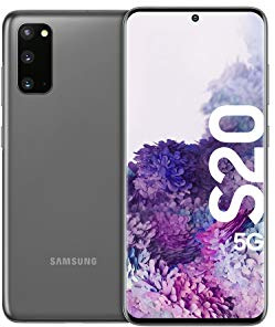 Samsung Galaxy S20 5G Smartphone Bundle (15,83 cm) 128 GB interner Speicher, 12 GB RAM, Hybrid SIM, Android, ) inkl. 36 Monate Herstellergarantie [Exklusiv bei Amazon] Deutsche Version cosmic grey