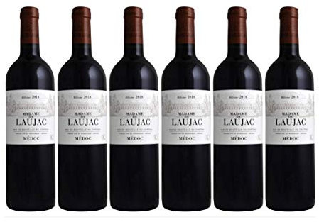 MADAME DE LAUJAC - 6 bouteilles - Grand Vin Rouge de Bordeaux Médoc - AOP Médoc -