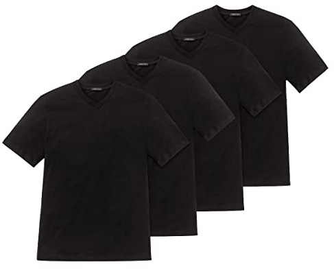 Schiesser 4er Pack American T-Shirt V-Ausschnitt - 008151