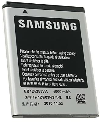 Genuine Samsung Battery EB424255VU 1000mAh 3.7V Li-ion 3.70Wh For Samsung Galaxy Mini S5530 / Corby 2 S3850 / Tocco Lie 2 Sunburst A697 / Chat 335 GT-C5530 (NON - RETAIL PACKAGING)