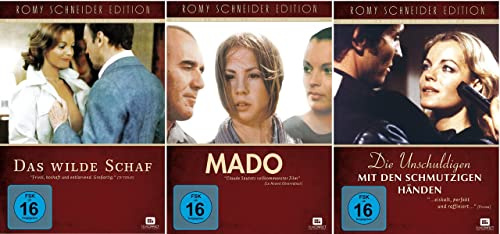 Romy Schneider Collection - 3 DVD Set (Das wilde Schaf / Mado / Die Unschuldigen mit den schmutzigen Händen)