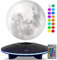 DIDWI Schwebende Mondlampe, 16 Farben LED-Magnet-Schwimmendes Mondlicht, 3D-Drucken Spinning Lunar Lamp Night Lights für Raumdekoration, Cool Tech Gadgets, einzigartiges Geschenk