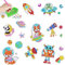 WOOXDYUK 20er-Pack Kinder-Diamantmalerei, DIY 5D-Weltraum-Diamant-Kunst-Mosaik-Aufkleber, 5D-Kinder-Diamantmalerei-Aufkleber-Kit für Kinder und Erwachsene