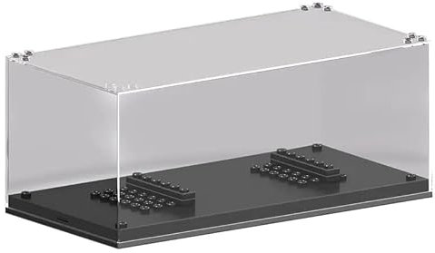 Vitrine für Speed Champions Autos, Stapelbar Acryl Display Box mit Mit Beleuchtung für Speed Champions Autos