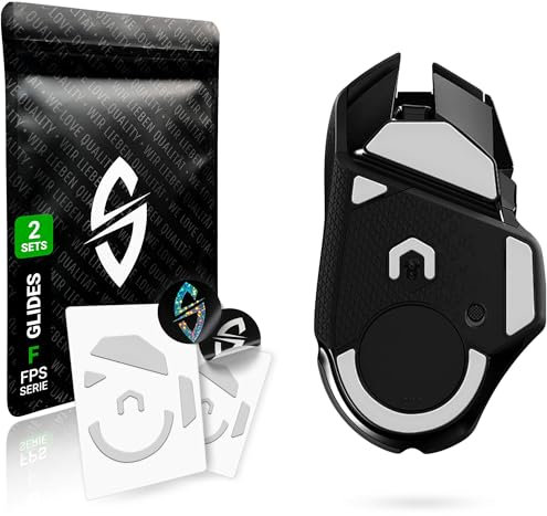 SensoryBoost FPS 2.0 Glides (2er Set) für Logitech G502 Lightspeed - Ultra Sanft, Mehr Kontrolle, Self-Polishing, Hochwertig, Langlebig - Ersatz-Mausfüße, Skates - Gaming Maus Upgrade Zubehör