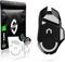 SensoryBoost FPS Glides for Logitech G502 Lightspeed (Wireless Version) (2 Pack) Replacement Mouse Feet Skates - Flat Pressed Surface Self Adhesive Pre-Cut PTFE Easy to Use Upgrade Kit