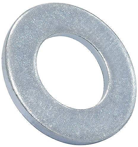 AERZETIX - C67585 - Lot de 50 Rondelles plates M14 - en acier zingué - DIN 125 - constructions en bois assemblage boulonnerie vis écrou serrage étanchéité fixation mécanique