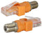 AAOTOKK RF Femmina a RJ45 Maschioconvertitore Coassiale Ethernet, Utilizzato per tester di linea,Rivelatori di linea,Cercatori di linea e altre Apparecchiature di ispezione.(2-Pezzi/F a RJ45)