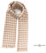 SwirlColor Hahnentritt Schal, Hahnentritt-Schal Weicher Bequemer Mehrzweck-langer Schal für Frauen Männer im Herbst-Winter-Frühling 1pcs, mit Klipp-Brosche 1 PC (Khaki und Weiß)