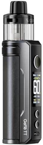 For VOOPOO Drag S2 Kit 60W Vape with 2500mAh Battery 5ML PnP X Pod Cartridge Fit PnP X Coil Electronic Cigarette Vaporizer NO Nicotine (Spray Black)