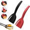 Spiegelei Doppelspatel Spiegeleier Flipper Spatel 2Stk 2-in-1Silikon Eierwender Antihaft Flipper Eierwender Silikon-Eierspatel Zum Wenden Von Omelett, Pfannkuchen, Steak, Fisch Und Ei