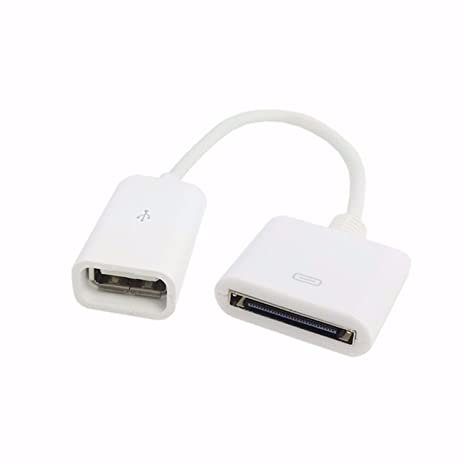 Hwmsza 15CM Station d'accueil 30 Broches Femelle vers USB 2.0 Femelle Câble Court de Charge de données Dock 30P Dark &Neigeux (Size : 15CM, Color : Bianco)
