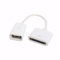 Hwmsza 15CM Station d'accueil 30 Broches Femelle vers USB 2.0 Femelle Câble Court de Charge de données Dock 30P Dark &Neigeux (Size : 15CM, Color : Bianco)