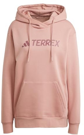 adidas Damen Terrex Multi Large Logo Hoodie, Warm Clay, M