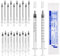 24 Stück Spritzen 1ml, Kolostrum Spritze mit Kappe Einwegspritzen Ohne Nadeln Einzeln Verpackt Syringe für Flüssigkeiten, Labors, Pflanzenbewässerung, Haustierfütterung, Parfüm, Kosmetika