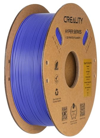 Creality Offizielles PLA-Filament Hyper Series PLA Super Druckgeschwindigkeit 30–600 mm/s 1,75 mm 1 kg Spule, 3D-Druck-Filament für 3D-Drucker, Very Peri