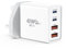 USB C Plug Fast Charge, 40W 4-Port USB C Fast Charger Plug,Dual Port PD Power Adapter + QC Wall Charger,Type C Wall Plug for iPhone 15/14/13/12/11 Pro Max/SE/XS/XR/8/SE, iPad, Samsung Galaxy S24/S23