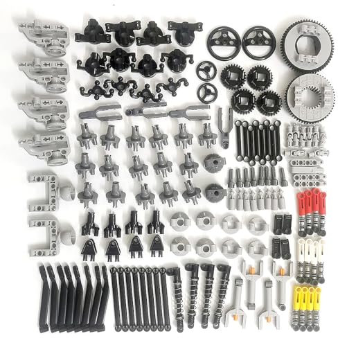 UpGLeuch Technik Ersatzteile Pneumatik Set mit Pneumatic Cylinders für Major Technik Modellbausatz, Klemmbausteine Technik Pneumatik
