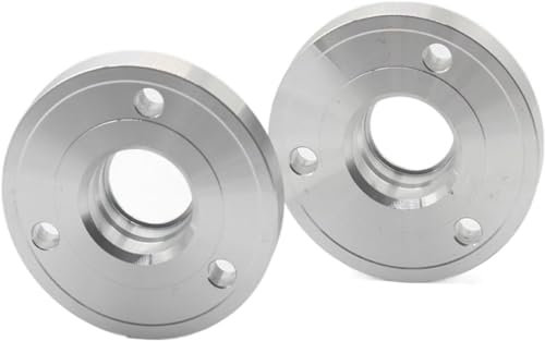 Spurverbreiterung 12/15/20mm Alu-Radverbreiterungen PCD 3-112 CB 57.1 Für Smart Für CABRIO Für CITY-COUPE Für FORTWO Für CABRIO Spurverbreiterungen(2pcs 20mm Silver)