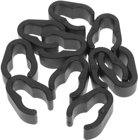 Alasum Microphone Cable Holder Clips 10 Pack Cord Clip for Mic Stand Easy Design