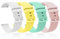 4 piezas Correa 22mm Compatible, Correas Deportiva de Silicona Suave Repuesto, Pulseras de Repuesto Universal de Liberación Rápida
