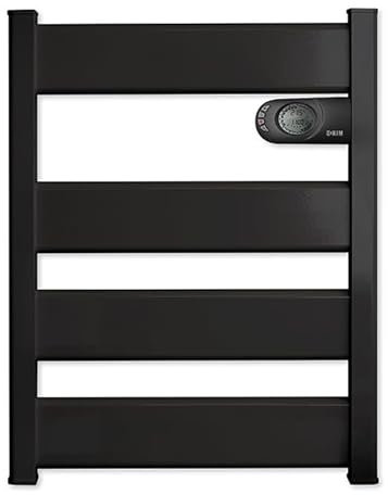 HJM Radiateur LYSA Sèche-Serviettes à Inertie Céramique 500w – Chauffage Économique et Innovant. Thermostat Programmable, Détecteur de Fenêtres Ouvertes. Fabriqué en Espagne