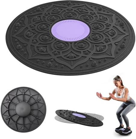 Balance Board, Gleichgewichtstrainer, Balance Pad, Wackelbrett für Erwachsene & Kinder zum Stärken der Stabilität & Ganzkörper-Training