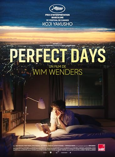 Perfect Days Kino-Poster, Original, kleines Format (53 x 40 cm, Rolle), Film 2023 Wim Wenders