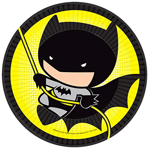 amscan 9906897 - Child Dc Batman Vs Joker Paper Plates
