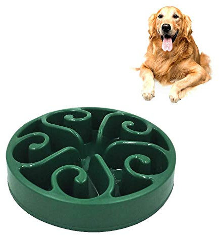 Dog Slow Feeder Bowl,Slow Eating Dog Bowl for Medium Dogs,Pet Fun Puzzle Slow Feed Non Slip Interactive Bloat Stop Dog Food Bowl