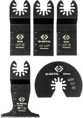C.K T0870 Multitool Blade 5 Piece Set