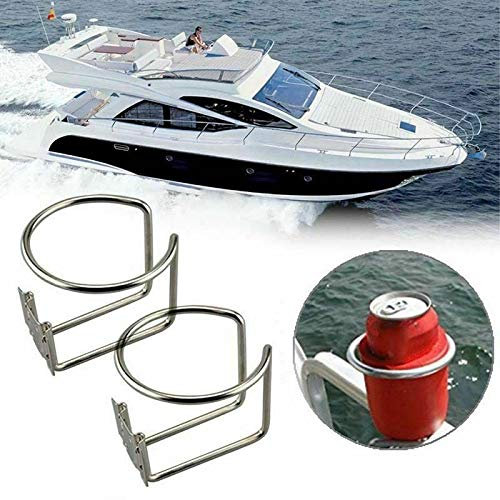 LanCo Marine Yacht Truck Auto Boot 2x Edelstahl Getränkehalter