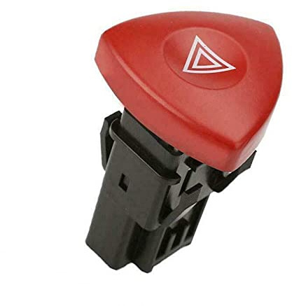 Warnblinkschalter Knopf Dreieck Ersatz Warnblinklicht Schalter Taste für Trafic Espace MK4 Laguna MK2 MK3 Vivaro Vel 8200442724
