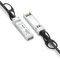 QINIYEK Câble 10G SFP+ DAC Twinax, câble passif en cuivre à connexion directe (DAC), compatible avec Cisco SFP-H10GB-CU0.5M, Ubiquiti UniFi, Supermicro, Netgear, Mikrotik, 0,5 mètre (1,6 pi)