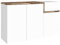 Web Furniture ZET schuhschrank, Melamin, glänzend weiß, Large