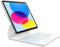 Dracool Keyboard Case for iPad 10th Generation 2022 10.9 inch Keyboard with Trackpad Magic Type Keyboard Magnetic Stand 7-Color Backlit Bluetooth Keyboard QWERTY UK Layout, White