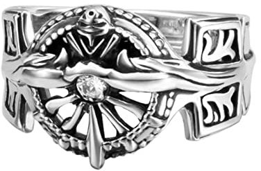 XJruixi Game FF XV Ring Regis Lucis Caelum Cosplay Adjustable Unisex Rings Jewelry Accessories Props Gift