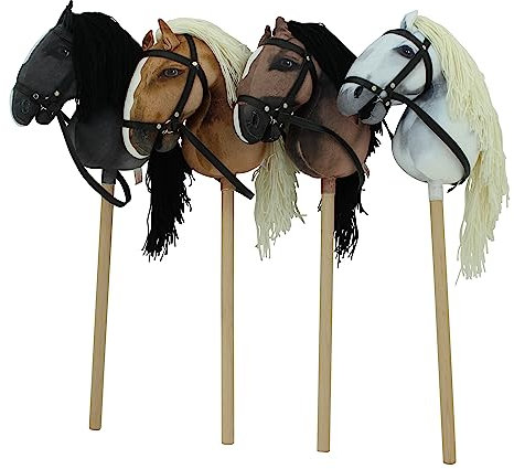 Sweety Toys Hobbyhorse Steckenpferd geeigent für Hobbyhorsing (Hellbraun)