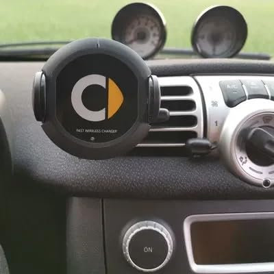NIRBO 10-W-Auto-Handyhalterung für Smart 451 453 Fortwo Forfour, schnelle kabellose Lade-Navigationshalterung, Infrarot-Sensor, automatische Schnellladung,451