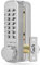 Digital Code Lock Door Lock, Double Keypad Code Lock Combination Coded Button Lock Double Sided Back to Back Code Lock, for Garden Gates Home Hotel Office