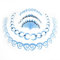 vogem 84 Stück Ohr Dehnstäbe Set 1-10mm (1.6mm-12mm) Ohr Gauges Expander Set Acryl Tapers Plugs Tunnels Ox Horn-shaped Spiral Tapers Body Piercing Jewelry für Frauen und Männer (Marineblau)