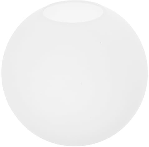 Hemobllo Glaskugel-Lampenschirm – Glaslampenschirm Ersatz-Kugellampenschirm Weiße Glaskugeln Für Leuchten 18 Cm Durchmesser 6 5–7 5 Cm. 5 Cm Montageöffnung