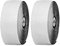 TRIWONDER Nastri Manubrio Bici EVA Nastri Manubrio Bici da Corsa Handlebar Tape 2 Pezzi Nastro Manubrio per MTB Bici da Corsa Strada (00 Bianco - 2 pezzi)