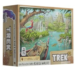 Cranio Creations - Trek 12 Amazonia, Un Roll & Write Descubriendo La Selva Amazónica, Edición Italiana