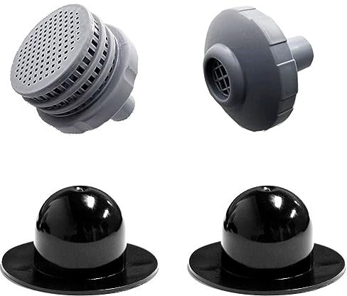 Parte de piscina de suelo con filtro de salida y boquilla de entrada y tapón de tapón de piscina para circulación de agua