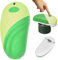 Pineeseatile Electric Can Opener for Any Can Sizes Hand Free Food-Safe Automatic Can Opener Portable Battery Operated Can Openers for Seniors with Smooth Edge Green