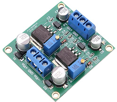 Fuente de Alimentación de Doble Voltaje Ajustable LM317/337 ±5V, ±12V, ±15V, ±24V Regulador Lineal de Baja Ondulación