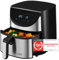 TZS First Austria Air Fryer | 5,8 L | 80-200°C | 8 Programme | Digitalsteuerung | Antihaftbeschichtung | 1700 W | Timer | Edelstahl-Heizelement