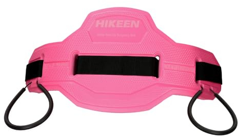 Hikeen Verstellbarer Eva Schwimmgürtel, Schwimmhilfe Erwachsene mit Fixierband und Schnalle, Schwimmgurt für Pool-Training und Fitness-Pink